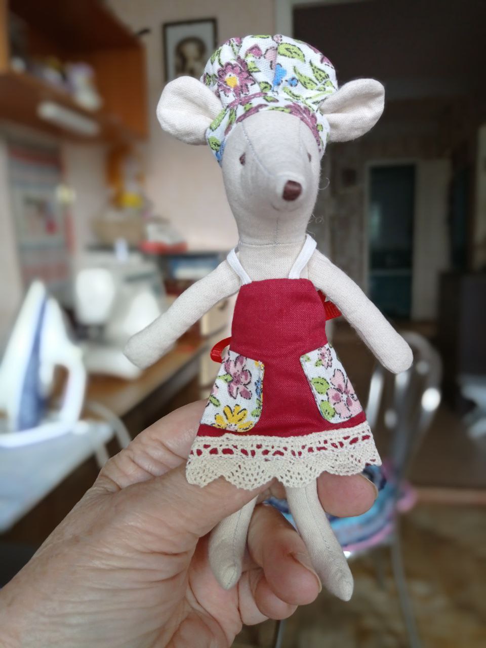 Maileg mouse clothes chef kitchen outfit apron little big sister mom mouse