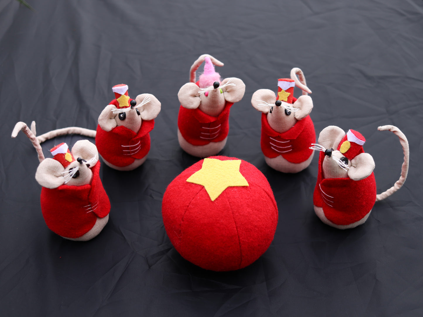 Handmade collectible mice figures from Other Mother’s world