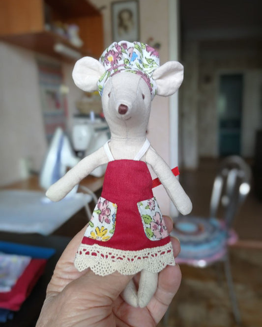 Maileg mouse clothes chef kitchen outfit apron little big sister mom mouse