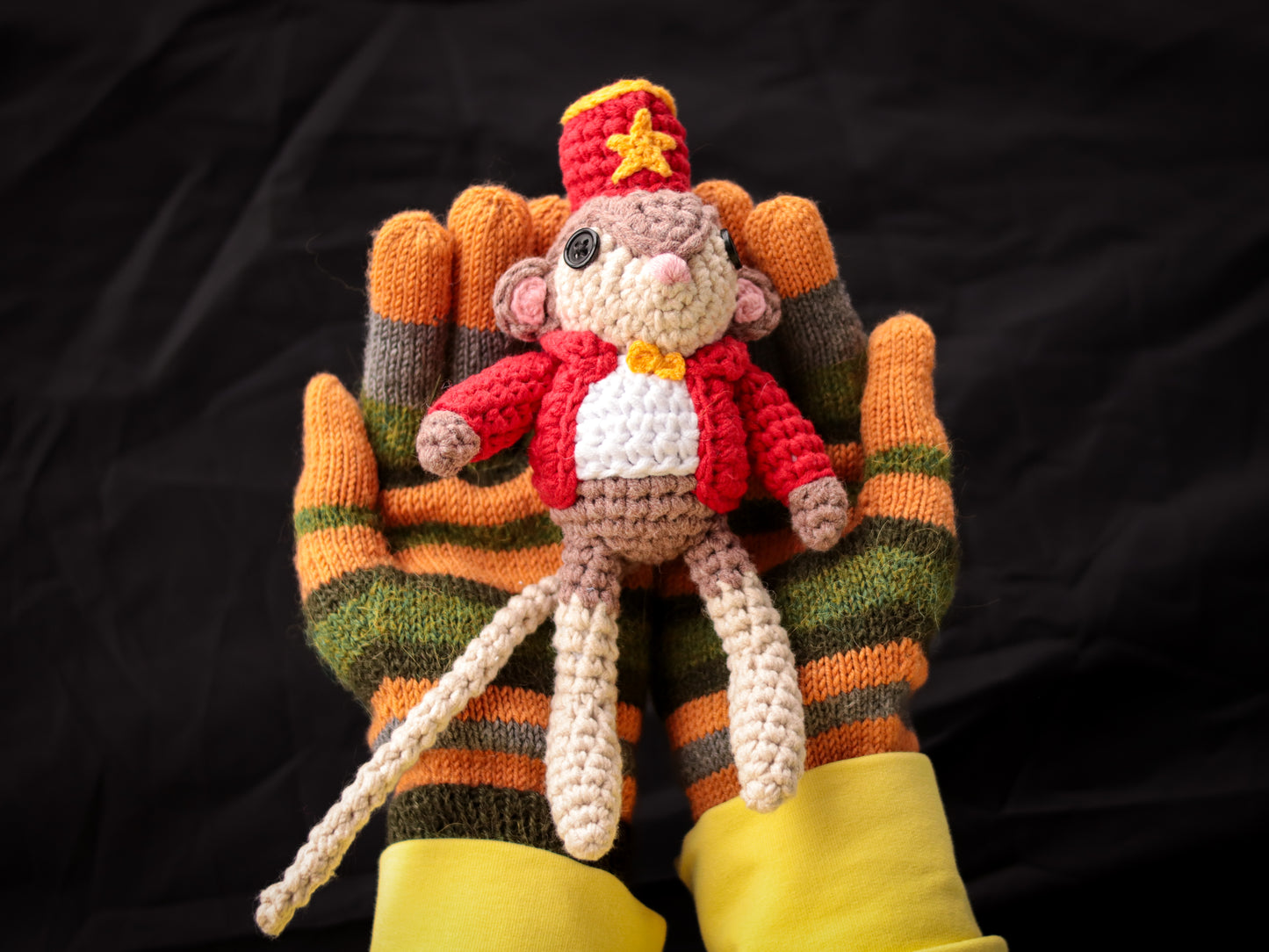 Coraline Jumping Mouse Other Mother World Mice crocheted