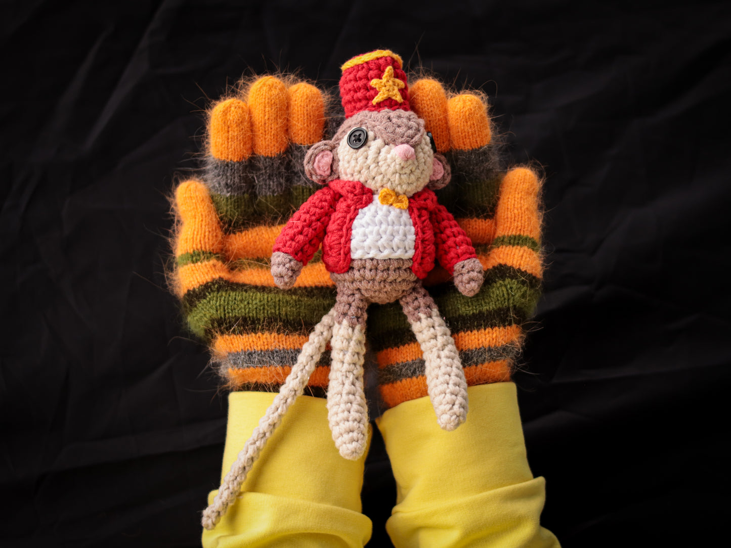 Coraline Jumping Mouse Other Mother World Mice crocheted