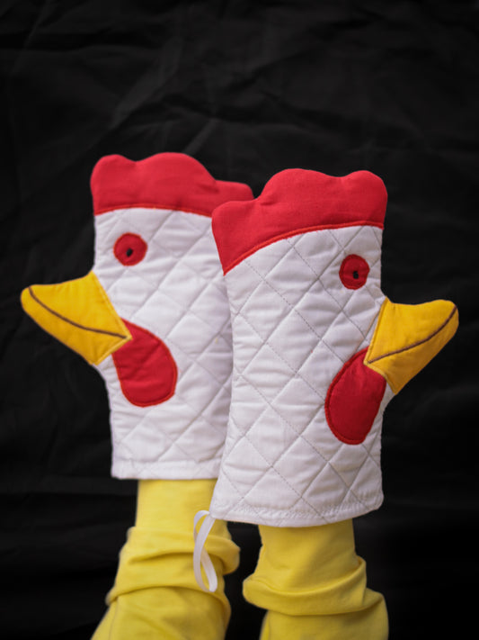 Coraline other mother oven mitt handmade gloves