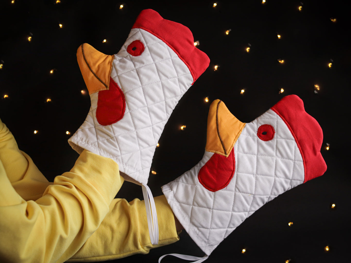 Coraline other mother oven mitt handmade gloves