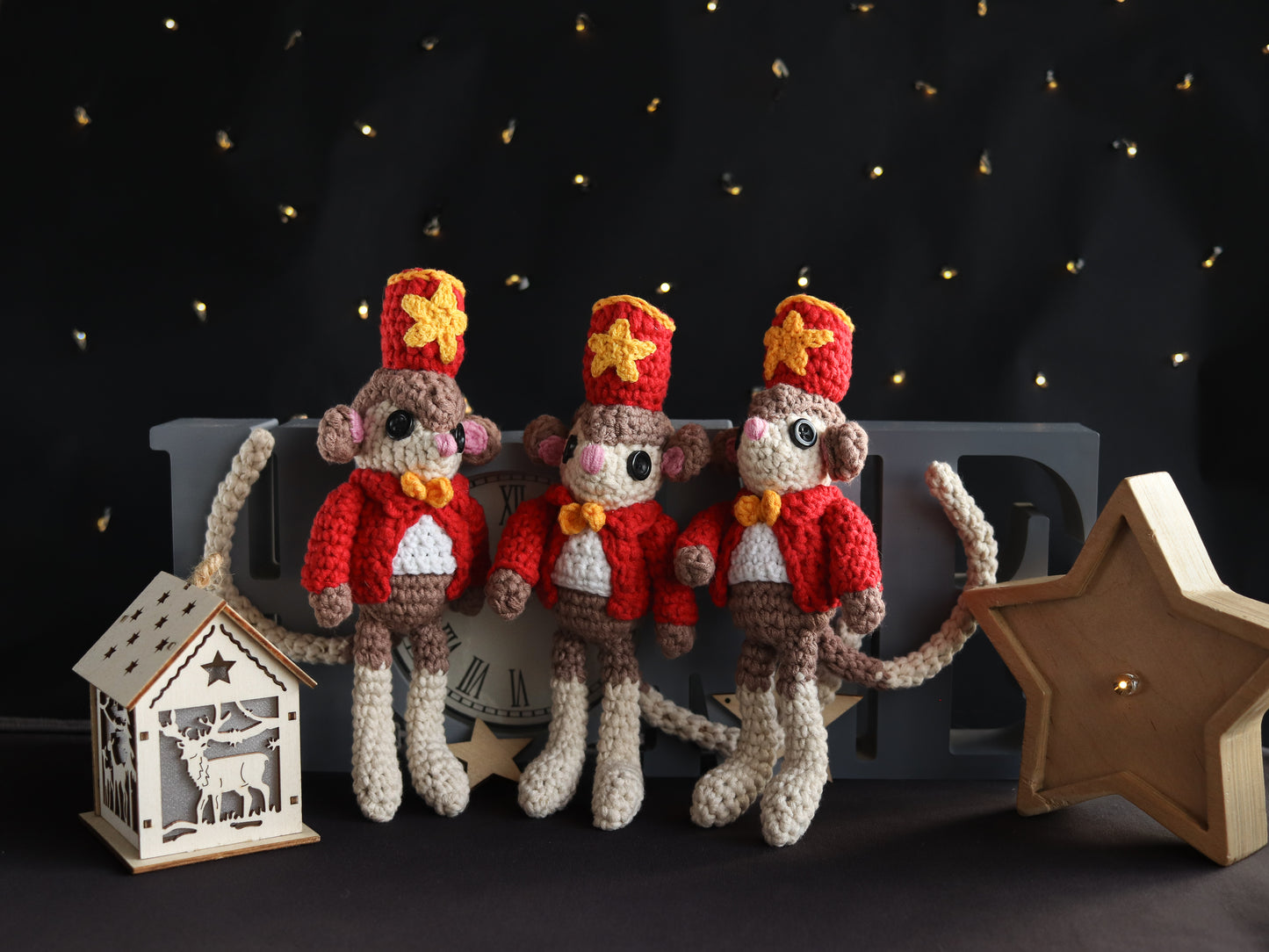 Coraline Jumping Mouse Other Mother World Mice crocheted