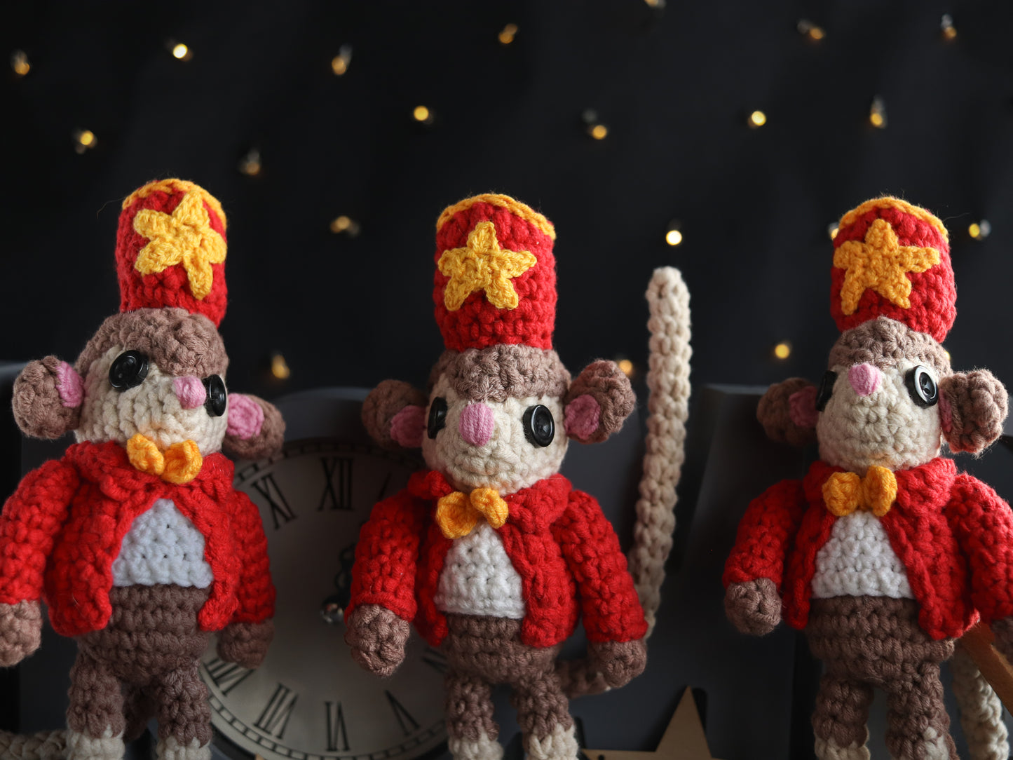Coraline Jumping Mouse Other Mother World Mice crocheted
