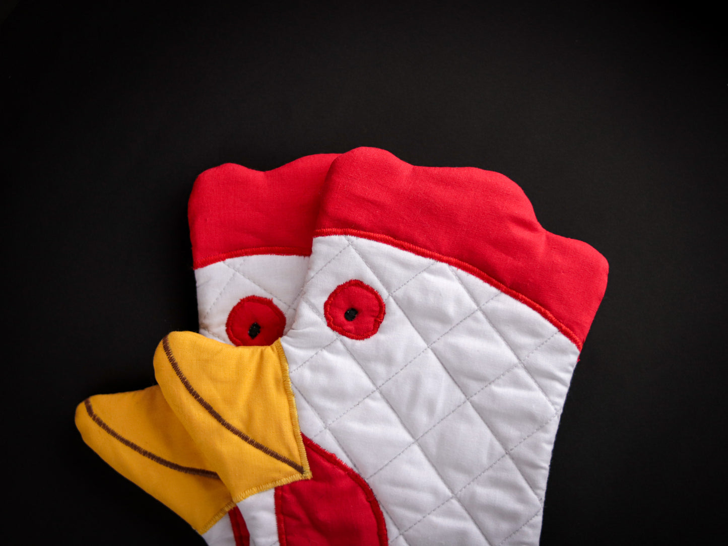 Coraline other mother oven mitt handmade gloves
