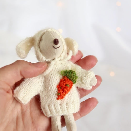 Maileg Mouse sweater and beanie hat
