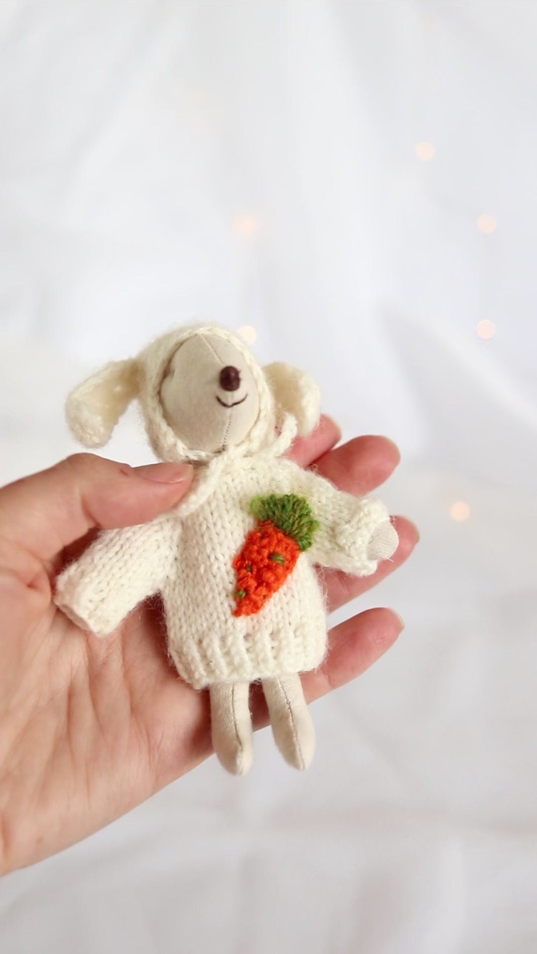 Maileg Mouse sweater and beanie hat